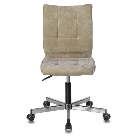 Компьютерное кресло Brabix Stream MG-314 (без подлокотников, пятилучие серебристое, ткань, песочное) 532396 в Артеме - изображение 3