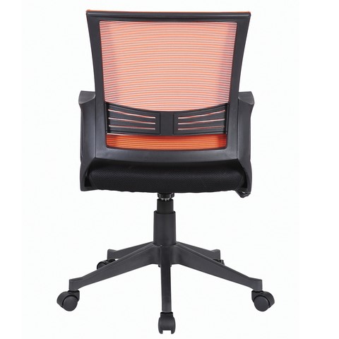 Офисное кресло Brabix Balance MG-320 (с подлокотниками, комбинированное черное/оранжевое) 531832 в Артеме - изображение 2