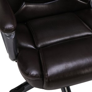 Кресло Brabix Premium Favorite EX-577 (пружинный блок, рециклир. кожа, коричневое) 531936 в Артеме - предосмотр 7
