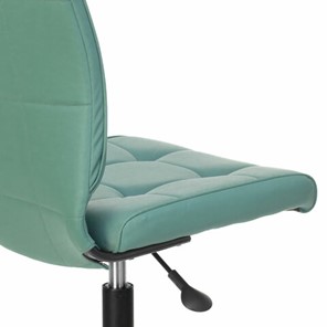 Компьютерное кресло Brabix Stream MG-314 (без подлокотников, пятилучие серебристое, экокожа, серо-голубое) 532079 в Артеме - предосмотр 5