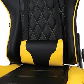 Офисное кресло Brabix GT Master GM-110 (две подушки, экокожа, черное/желтое) 531927 в Находке - предосмотр 7