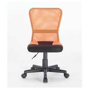 Офисное кресло Brabix Smart MG-313 (без подлокотников, комбинированное, черное/оранжевое) 531844 в Артеме - предосмотр 3