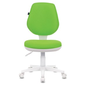Компьютерное кресло Brabix Fancy MG-201W (без подлокотников, пластик белый, салатовое) 532414 в Артеме - предосмотр 1