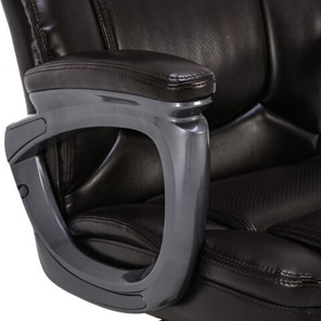 Кресло Brabix Premium Favorite EX-577 (пружинный блок, рециклир. кожа, коричневое) 531936 в Артеме - предосмотр 9