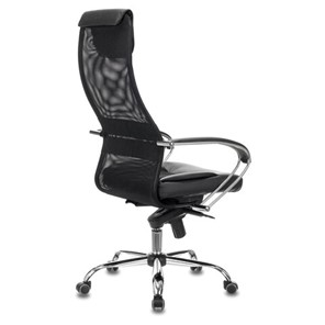 Компьютерное кресло Brabix Premium Stalker EX-609 PRO (хром, мультиблок, ткань-сетка/экокожа, черное) 532416 в Артеме - предосмотр 2