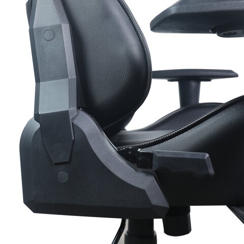Компьютерное кресло Brabix GT Carbon GM-115 (две подушки, экокожа, черное) 531932 во Владивостоке - изображение 11