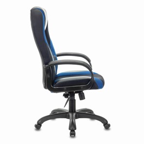Компьютерное кресло Brabix Premium Rapid GM-102 (экокожа/ткань, черное/синее) 532106 в Артеме - предосмотр 1