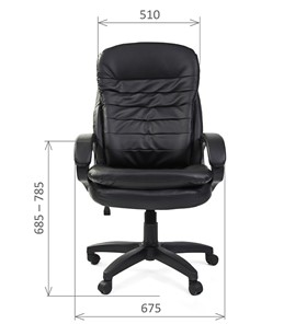 Компьютерное кресло CHAIRMAN 795 LT, экокожа, цвет черный во Владивостоке - предосмотр 1