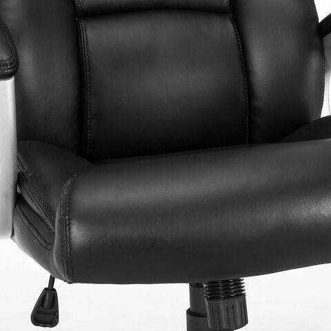 Офисное кресло Brabix Premium Grand EX-501 (рециклированная кожа, черное) 531950 в Артеме - изображение 8