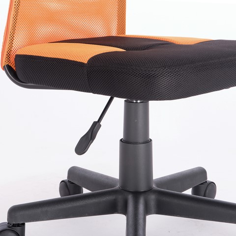Офисное кресло Brabix Smart MG-313 (без подлокотников, комбинированное, черное/оранжевое) 531844 в Уссурийске - изображение 7