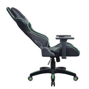 Офисное кресло Brabix GT Carbon GM-120 (две подушки, экокожа, черное/зеленое) 531929 в Артеме - предосмотр 4