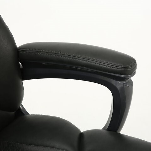 Офисное кресло Brabix Premium Favorite EX-577 (пружинный блок, рециклированная кожа, серое) 531935 в Артеме - изображение 10