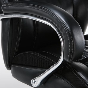Офисное кресло Brabix Premium Status HD-003 (рециклированная кожа, хром, черное) 531821 в Артеме - предосмотр 7