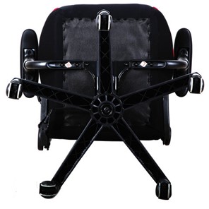 Кресло компьютерное Brabix GT Racer GM-100 (подушка, ткань, черное/красное) 531820 в Артеме - предосмотр 6