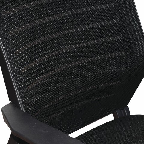 Кресло офисное Brabix Victory MG-016 (подголовник, хром, черное) 531924 в Артеме - изображение 5