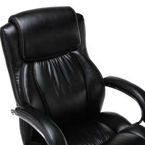 Офисное кресло Brabix Premium Status HD-003 (рециклированная кожа, хром, черное) во Владивостоке - предосмотр 4