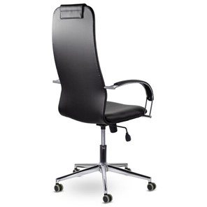 Компьютерное кресло Brabix Premium Pilot EX-610 CH (хром, кожзам, черное) 532418 в Уссурийске - предосмотр 3