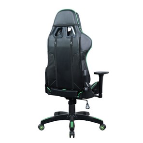Офисное кресло Brabix GT Carbon GM-120 (две подушки, экокожа, черное/зеленое) 531929 в Артеме - предосмотр 2