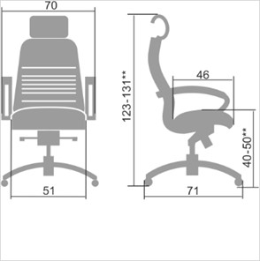 Офисное кресло Samurai KL-2.04, черный во Владивостоке - предосмотр 1