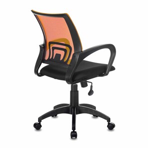 Кресло офисное Brabix Fly MG-396 (с подлокотниками, сетка, оранжевое/черное) 532084 в Артеме - предосмотр 2