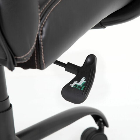 Офисное кресло Brabix Premium Heavy Duty HD-004 (экокожа, черное) 531942 в Артеме - изображение 9