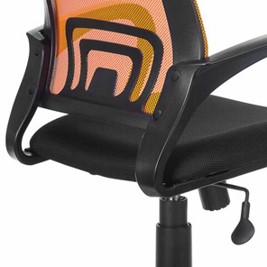 Кресло офисное Brabix Fly MG-396 (с подлокотниками, сетка, оранжевое/черное) 532084 в Артеме - предосмотр 5