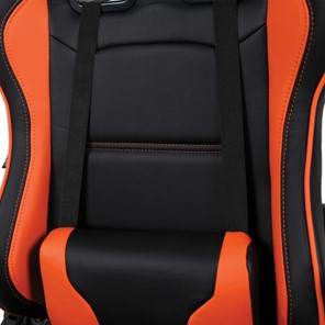 Компьютерное кресло Brabix GT Racer GM-100 (две подушки, экокожа, черное/оранжевое) 531925 во Владивостоке - предосмотр 6