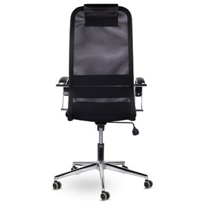 Компьютерное кресло Brabix Premium Pilot EX-610 CH (хром, ткань-сетка, черное) 532417 в Уссурийске - предосмотр 4