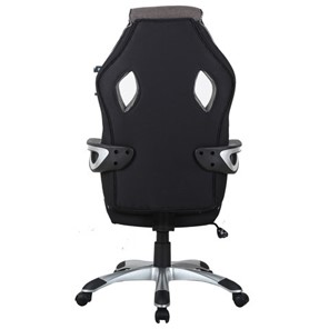 Кресло Brabix Techno GM-002 (ткань, черное/серое, вставки белые) во Владивостоке - предосмотр 3