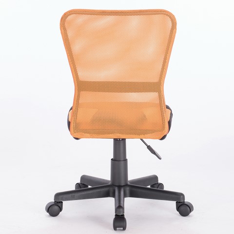 Офисное кресло Brabix Smart MG-313 (без подлокотников, комбинированное, черное/оранжевое) 531844 в Артеме - изображение 4