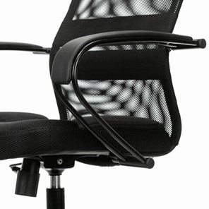 Кресло офисное Brabix Premium Stalker EX-608 PL (ткань-сетка/кожзам, черное) 532090 во Владивостоке - предосмотр 8