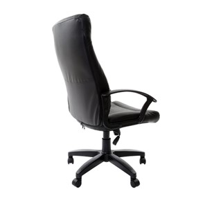 Офисное кресло Brabix Trust EX-535 (экокожа черная, ткань серая) в Артеме - предосмотр 2