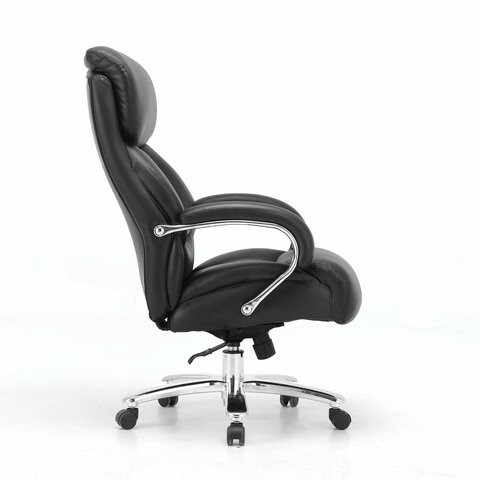 Компьютерное кресло Brabix Premium Pride HD-100 (натуральная кожа, черное) 531940 в Находке - изображение 1