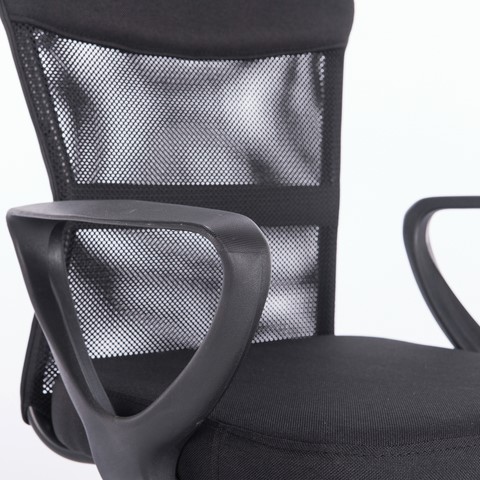 Офисное кресло Brabix Jet MG-315 (с подлокотниками, черное) 531839 в Артеме - изображение 4