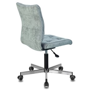 Кресло офисное Brabix Stream MG-314 (без подлокотников, пятилучие серебристое, ткань, серо-голубое) 532395 в Артеме - предосмотр 2