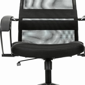 Кресло офисное Brabix Premium Stalker EX-608 PL (ткань-сетка/кожзам, черное) 532090 в Артеме - предосмотр 10