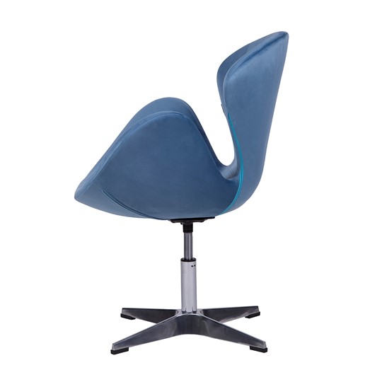 Кресло офисное Беннет-2, Микровелюр голубой в Артеме - изображение 2