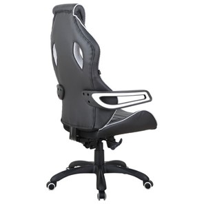 Компьютерное кресло Brabix Techno Pro GM-003 (экокожа, черное/серое, вставки серые) в Артеме - предосмотр 4
