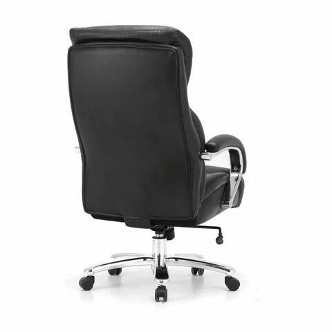 Компьютерное кресло Brabix Premium Pride HD-100 (натуральная кожа, черное) 531940 в Артеме - изображение 2