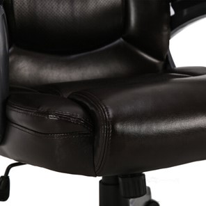 Кресло Brabix Premium Favorite EX-577 (пружинный блок, рециклир. кожа, коричневое) 531936 в Артеме - предосмотр 8
