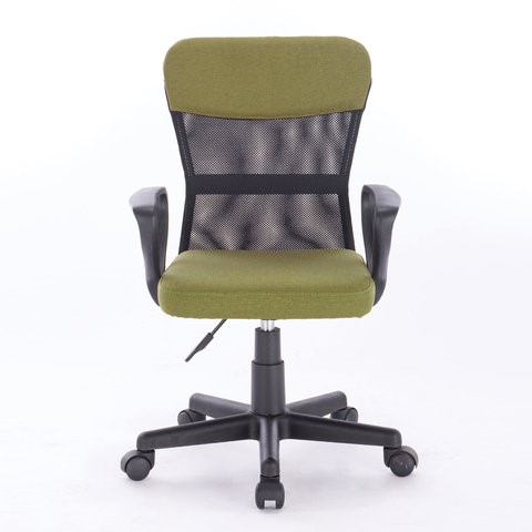 Офисное кресло Brabix Jet MG-315 (с подлокотниками, зеленое) 531841 в Артеме - изображение 2