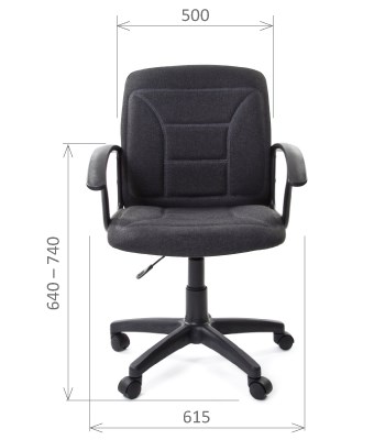 Офисное кресло CHAIRMAN 627 ткань, цвет серый в Артеме - изображение 1