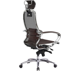 Кресло офисное Samurai S-2.04, темно-коричневый в Артеме - предосмотр 1