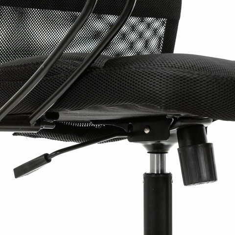 Кресло офисное Brabix Premium Stalker EX-608 PL (ткань-сетка/кожзам, черное) 532090 в Уссурийске - изображение 5