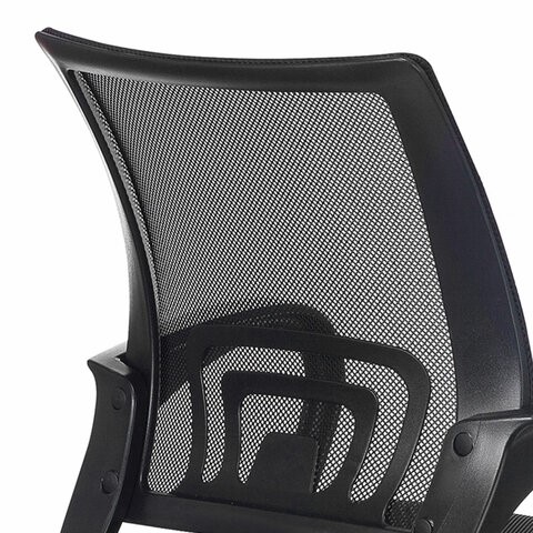 Кресло Brabix Fly MG-396 (с подлокотниками, сетка, черное) 532083 в Артеме - изображение 6