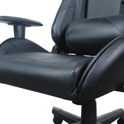 Компьютерное кресло Brabix GT Carbon GM-115 (две подушки, экокожа, черное) 531932 в Артеме - изображение 8