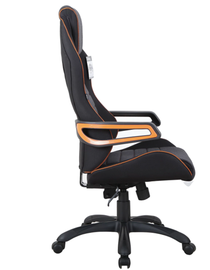 Компьютерное кресло Brabix Techno Pro GM-003 (ткань, черное/серое, вставки оранжевые) во Владивостоке - изображение 2