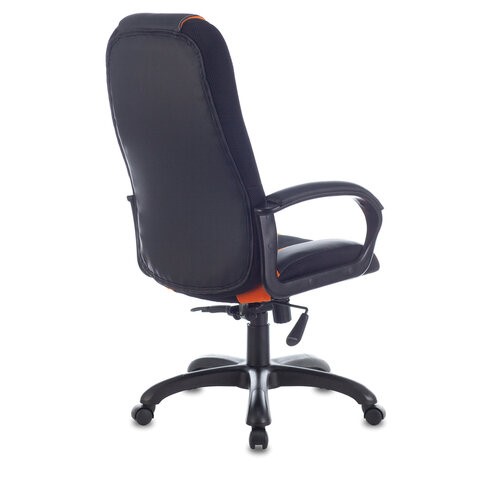 Компьютерное кресло Brabix Premium Rapid GM-102 (экокожа/ткань, черно/оранжевое) во Владивостоке - изображение 2