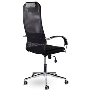 Компьютерное кресло Brabix Premium Pilot EX-610 CH (хром, ткань-сетка, черное) 532417 в Уссурийске - предосмотр 3