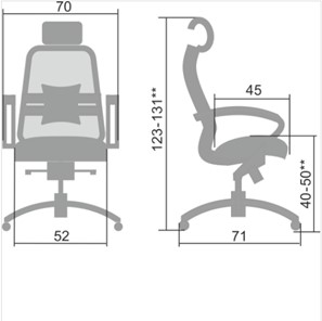 Офисное кресло Samurai S-2.04, серый во Владивостоке - предосмотр 4